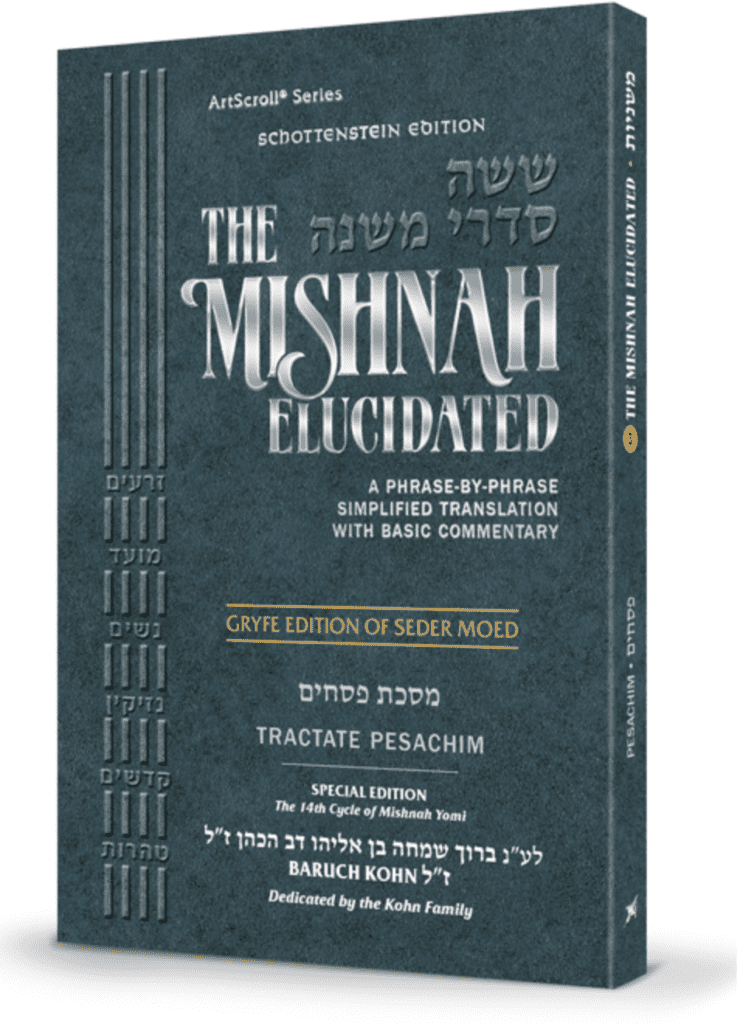 Schottenstein Edition Of The Mishnah Elucidated Personal Size - Seder ...